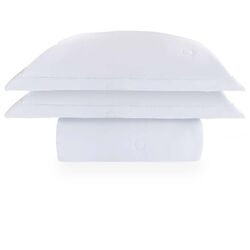 Colcha Extra Queen com Almofada 300 Fios Milos Branca