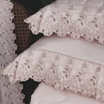 imagem de Colcha Extra Queen com Almofada 300 Fios P�tala - Marken Fassi