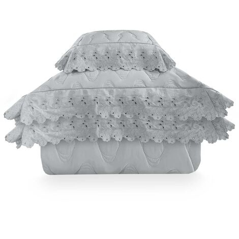 imagem do produto Colcha Extra Queen com Almofada 300 Fios P�tala - Marken Fassi