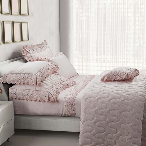 imagem do produto Colcha Extra Queen com Almofada 300 Fios P�tala - Marken Fassi