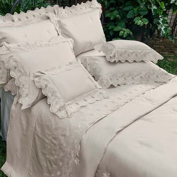 imagem de Colcha Extra Queen com Almofada 400 Fios Diamante - Marken Fassi