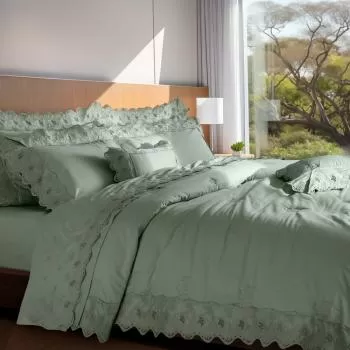 imagem de Colcha Extra Queen com Almofadas 400 Fios Diamante - Marken Fassi