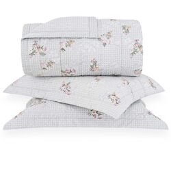 Colcha King 180 Fios Giardino Estampada