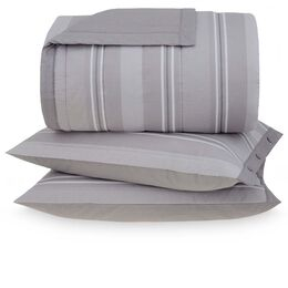 Colcha King 180 Fios Oxford Kaki