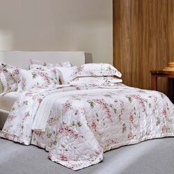 Colcha King 200 Fios Wisteria Estampada