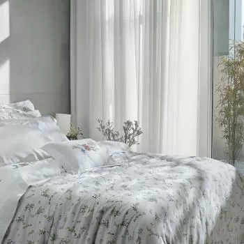 imagem de Colcha King 300 Fios Camellia Estampada - Marken Fassi