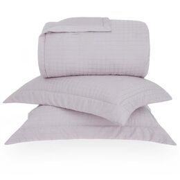 Colcha King 300 Fios Damask Square Bege Palha/002