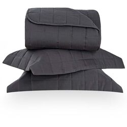 Colcha King 300 Fios Damask Stripes Chumbo/17