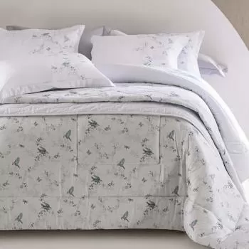 imagem de Colcha King 300 Fios Flowerbird - Kacyumara