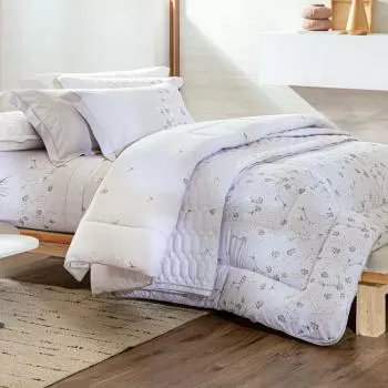 imagem de Colcha King 300 Fios Lázio Lysis - Kacyumara