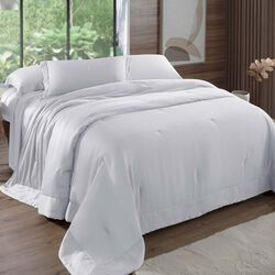 Colcha King 400 Fios Bambu Bali Prata/703