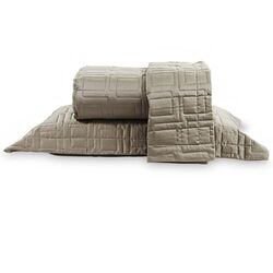 Colcha King com Almofada 300 Fios Constantine Bege