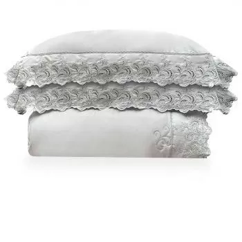 imagem de Colcha King com Almofada 400 Fios Aurora - Marken Fassi