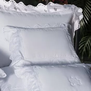 imagem de Colcha King com Almofada 400 Fios Diamante - Marken Fassi