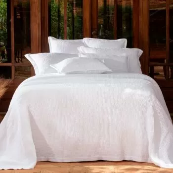 imagem de Colcha King Jacquard Favo - Naturalle Fashion