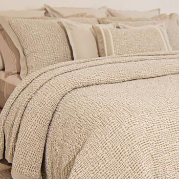 imagem de Colcha King Jacquard Linen Viseu - Naturalle Fashion