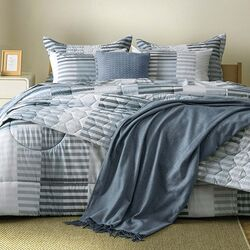 Colcha Queen 160 Fios Julian Estampada