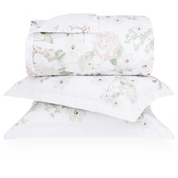 Colcha Queen 180 Fios Hedera Estampada