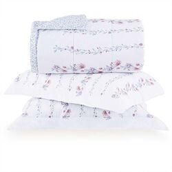 Colcha Queen 200 Fios Donna Estampada