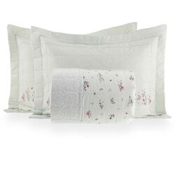 Colcha Queen 200 Fios Vecilia Estampada
