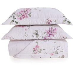 Colcha Queen 200 Fios Wisteria Estampada