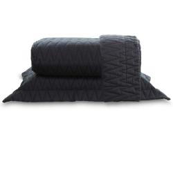 Colcha Queen 200 Fios Zig Preta