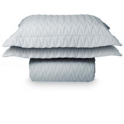 Colcha Queen 200 Fios Zig Prata