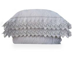 Colcha Queen 230 Fios Tulip Cinza