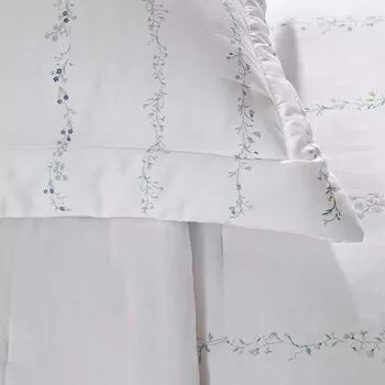 imagem de Colcha Queen 270 Fios Blue Daisy - Buddemeyer