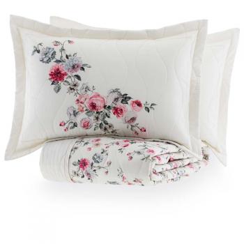 Colcha Queen 300 Fios Aminy Estampada