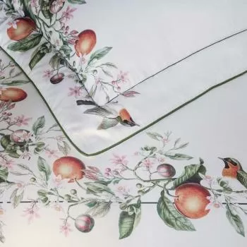 imagem de Colcha Queen 300 Fios Arancia - Trussardi