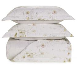 Colcha Queen 300 Fios Bellis Estampada Clara