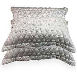 Colcha Queen 300 Fios Bordada Charlotte Prata