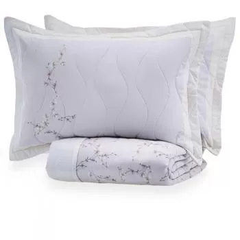 imagem de Colcha Queen 300 Fios Cherry - Kacyumara