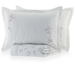 Colcha Queen 300 Fios Fiance Estampada