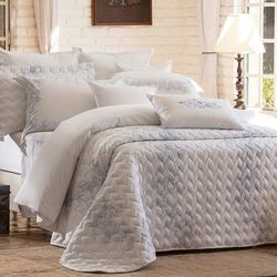 Colcha Queen 300 Fios Limoges Estampada Clara