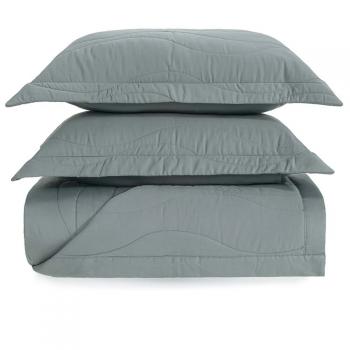 Colcha Queen 300 Fios Novara Azul Mare