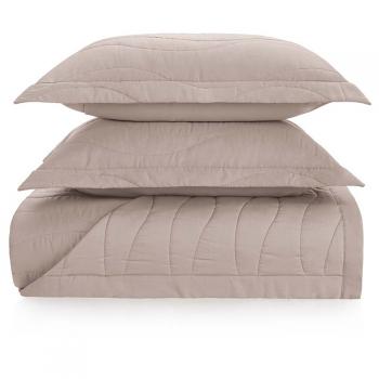 Colcha Queen 300 Fios Novara Nocciola