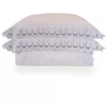 imagem de Colcha Queen com Almofadas 300 Fios Infinito - Marken Fassi