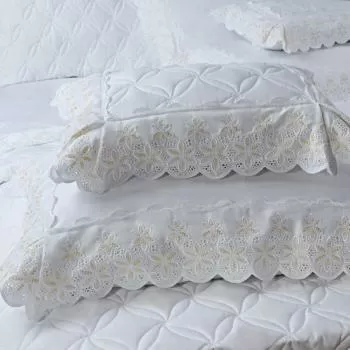 imagem de Colcha Queen com Almofadas 300 Fios Liz - Marken Fassi