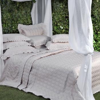 imagem de Colcha Queen com almofadas 400 Fios Dolce - Marken Fassi