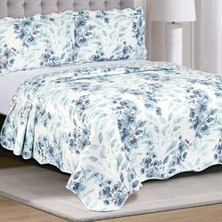 imagem de Colcha Queen Garden Ciano - Camesa