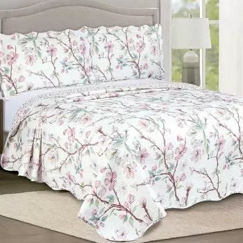 imagem de Colcha Queen Garden Fucsia - Camesa