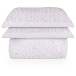 Colcha Queen Jacquard Braga Branca