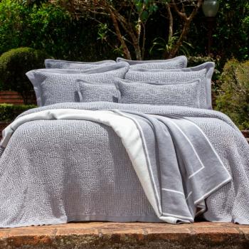 imagem de Colcha Queen Jacquard Favo - Naturalle Fashion