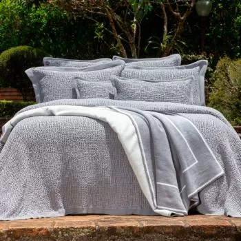 imagem de Colcha Queen Jacquard Favo - Naturalle Fashion