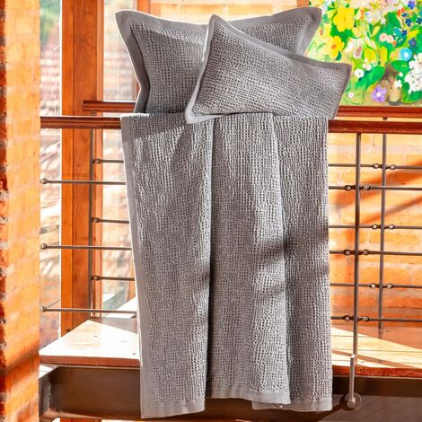 imagem do produto Colcha Queen Jacquard Favo - Naturalle Fashion