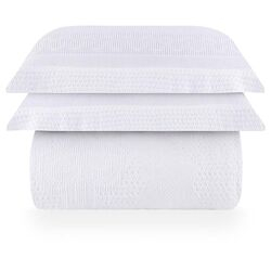 Colcha Queen Jacquard Leopoldina Branca