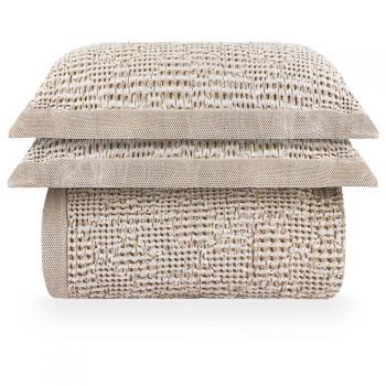 Colcha Queen Jacquard Linen Viseu Natural