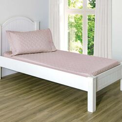 Colcha Sleep Solteiro 200 Fios Vida Bela Lisa Rosé/2534